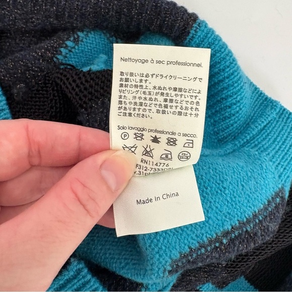 3.1 Phillip Lim Brindle Patchwork Knitted Sweater - Picture 10 of 10